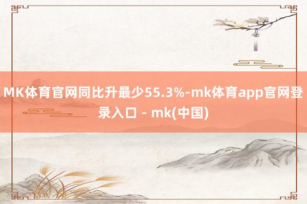 MK体育官网同比升最少55.3%-mk体育app官网登录入口 - mk(中国)